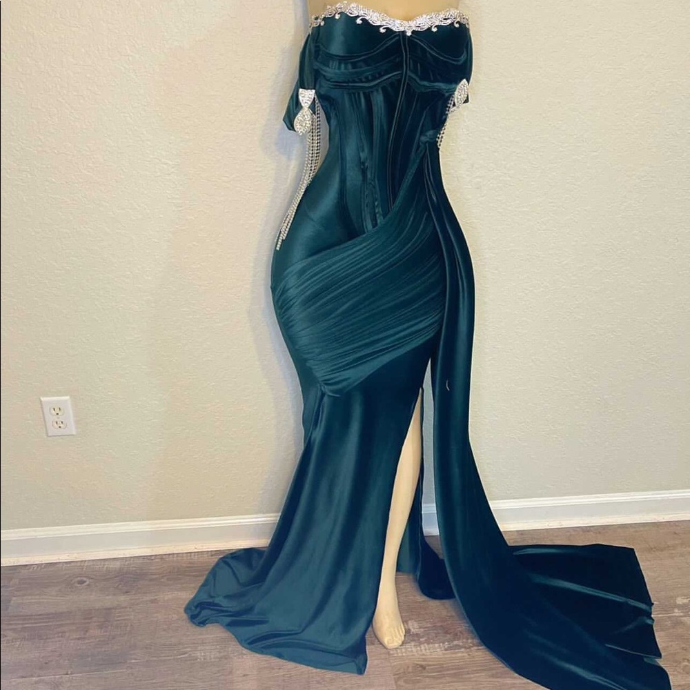 Emerald Green Gown